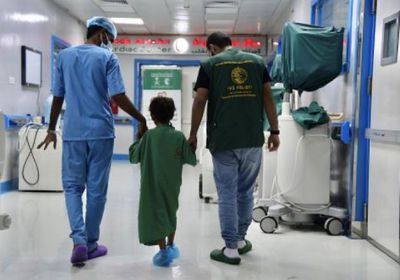بدعم سعودي.. نجاح 23 جراحة قلب مفتوح للأطفال في المكلا