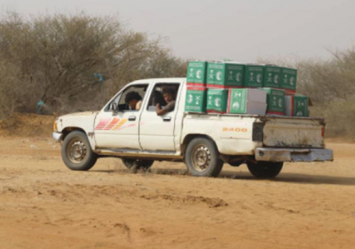 "سلمان للإغاثة" يوزع 860 طن أغذية في حجة