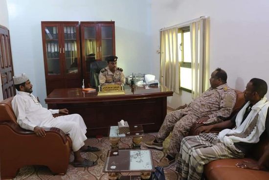 "سواحل حضرموت" والأمم المتحدة يبحثان التعاون بمكافحة التهريب