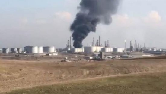 سقوط 3 صواريخ قرب مصفاة نفط في محافظة أربيل