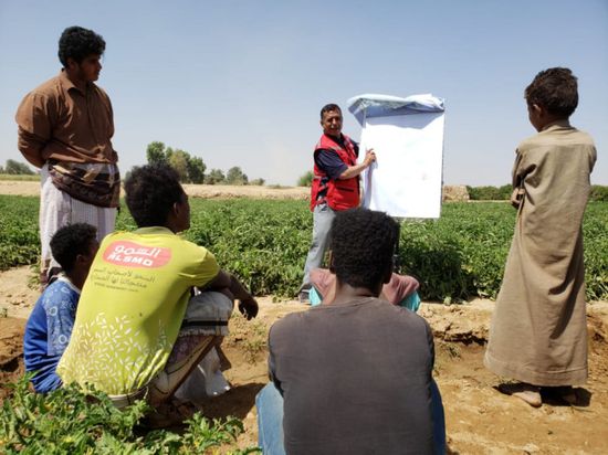 الصليب الأحمر يوعي بمخاطر الألغام والذخائر