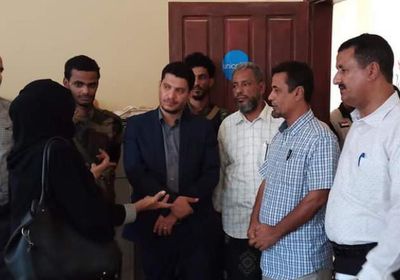 مأمور البريقة يزور داري رعاية الأحداث بالمديرية