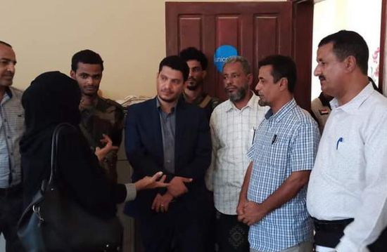 مأمور البريقة يزور داري رعاية الأحداث بالمديرية