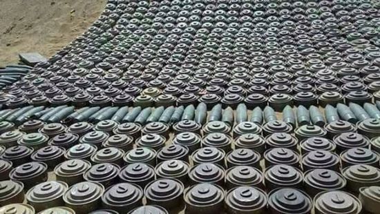 إتلاف 830 لغما في عين وحريب