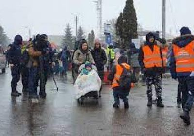 إجلاء المدنيين من مناطق الصراع في أوكرانيا