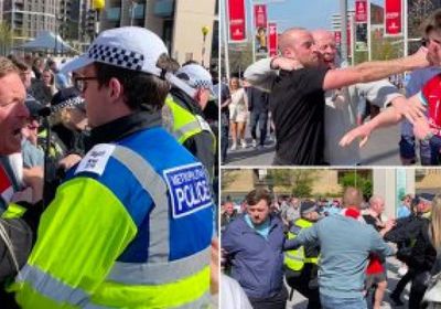 اشتباكات عنيفة بين جماهير ليفربول والسيتي