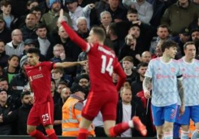 "دياز" يسجل أول أهداف ليفربول في مرمى مانشستر يونايتد