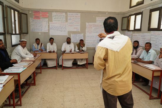 يونيسف تؤهل 120 معلما في أبين لدعم الطلاب نفسيا