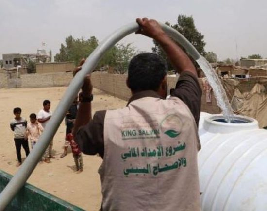 "سلمان للإغاثة" يضخ 3.25 مليون لتر مياه للخوخة
