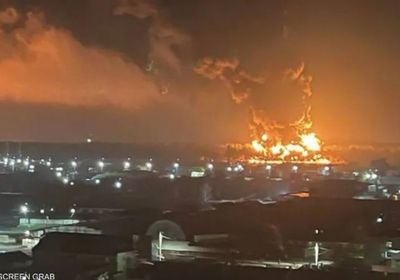 اندلاع حريق بمستودع نفط روسي