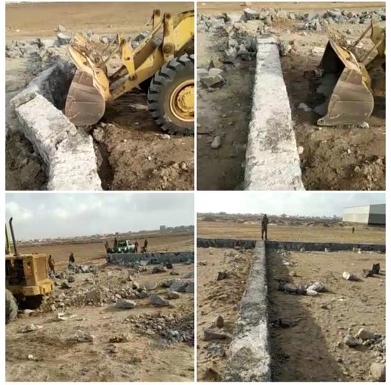 حملة إزالات للعشوائيات في حديقة عدن الكبرى