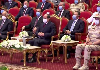 "السيسي" يعلق على مسلسل "الاختيار3"