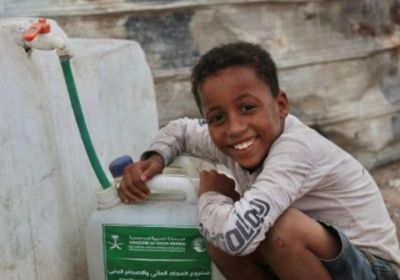 "سلمان للإغاثة" يدفع بـ 734 ألف لتر مياه للخوخة