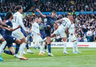 مانشستر سيتي يعود لصدارة الدوري بالفوز على ليدز