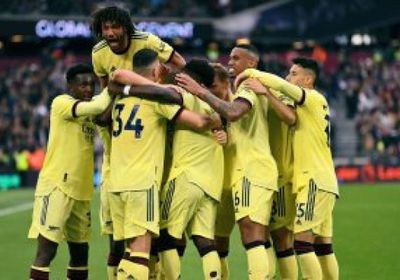 آرسنال يفوز على وست هام بهدفين