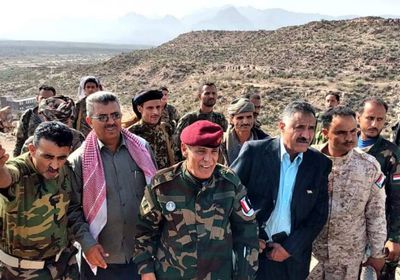 "انتقالي الضالع" يزور المقاتلين على الجبهات