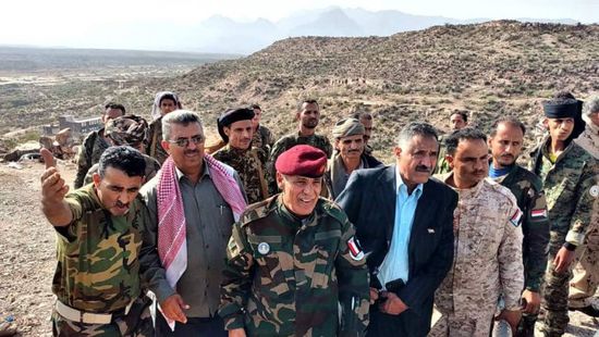 "انتقالي الضالع" يزور المقاتلين على الجبهات