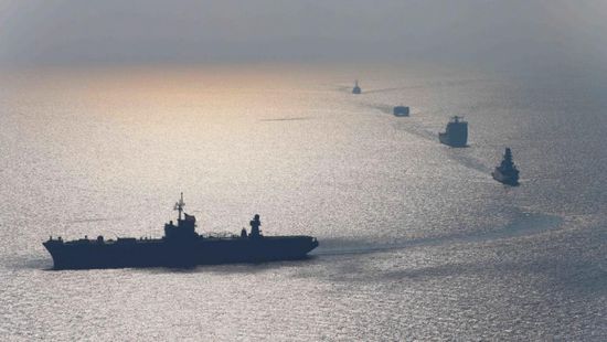 فرقاطة إيطالية تنضم لأسطول حربي بخليج عدن