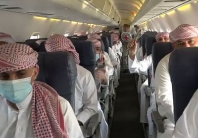إقلاع الطائرة الثانية لأسرى مليشيا الحوثي