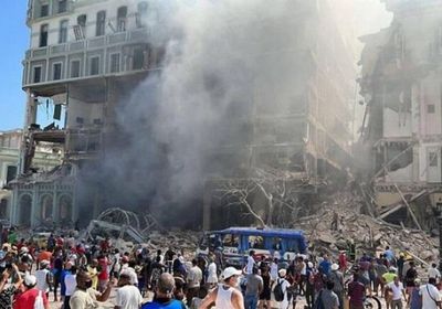 انفجار قوي يضرب فندق ساراتوجا وسط العاصمة الكوبية هافانا
