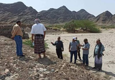 وفد الري يتفقد جاهزية ابين لموسم الأمطار