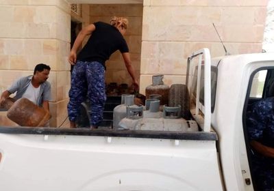 مصادرة أسطوانات غاز من مخبز في الريدة الشرقية