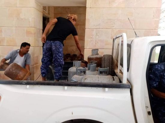 مصادرة أسطوانات غاز من مخبز في الريدة الشرقية
