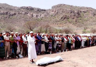 تشييع جثمان القائد الراحل سيف شائف بالضالع