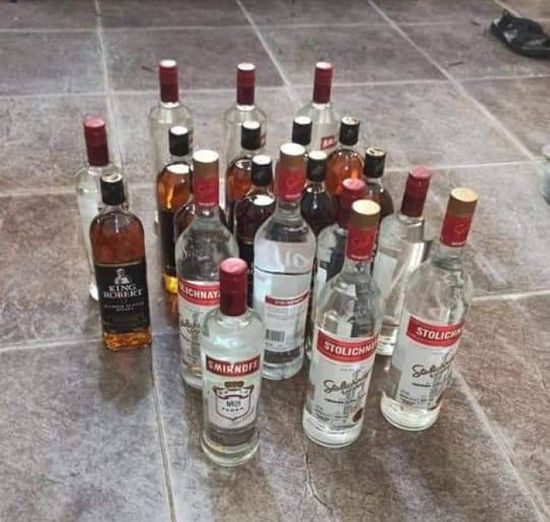 مصادرة كمية خمور بحوزة متهم في المنصورة