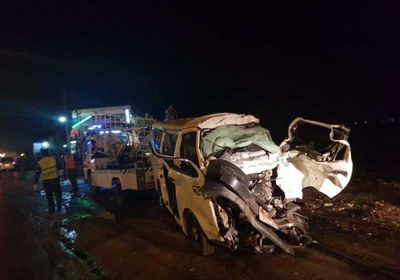    مصرع 4 رجال أمن في حادث سير بمصر