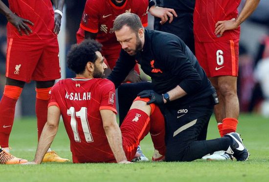 حجم إصابة محمد صلاح أمام تشيلسي في نهائي كأس الاتحاد الإنجليزي