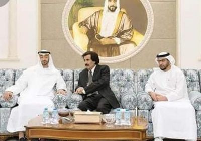 سالم البيض يعزي في وفاة الشيخ خليفة بن زايد