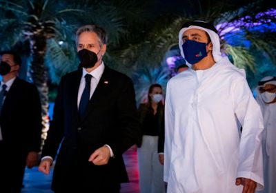 وزير الخارجية الإماراتي يلتقي نظيره الأمريكي