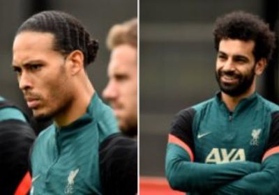 محمد صلاح وفان دايك يشاركان بتدريبات ليفربول