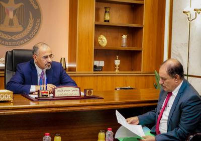 الزُبيدي يوصي بالحفاظ على جاهزية القوات بجبهات الضالع