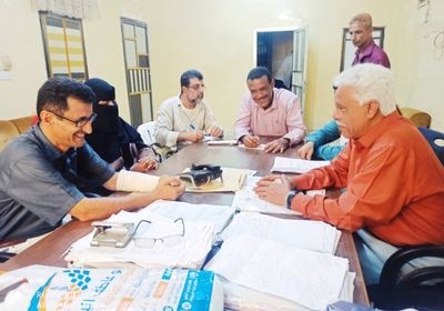 فريق من "انتقالي أبين" يتفقد المرافق العامة بالمحافظة