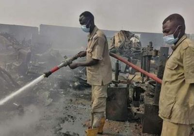 السودان يعلن عن تشكيل لجنة للتحقيق في حريق ميناء سواكن