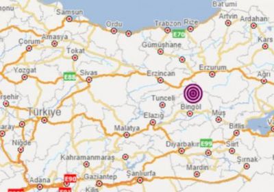 زلزال بقوة 4 درجات يضرب شرقي تركيا