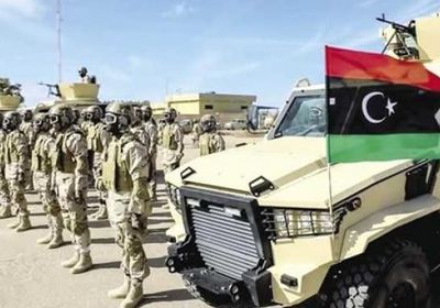 الجيش الليبي يدمر 6 سيارات سلاح لعناصر إرهابية