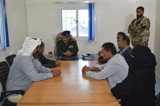 "انتقالي حضرموت" يقف على أوضاع نزلاء سجن البحث الجنائي