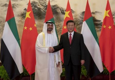بن زايد يبحث مع الرئيس الصيني تعزيز العلاقات بين البلدين
