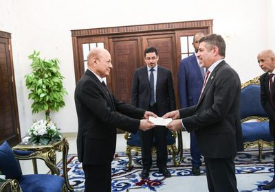 العليمي يتسلم أوراق اعتماد فاجن سفيرا لأمريكا