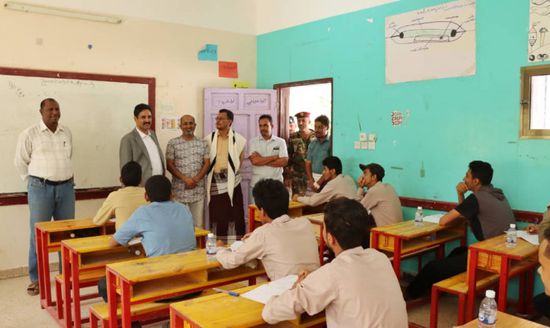 "انتقالي شبوة" يتابع انتظام الامتحانات في المحافظة