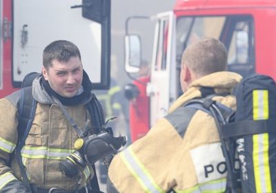 اندلاع حريق هائل بمركز للأعمال في موسكو