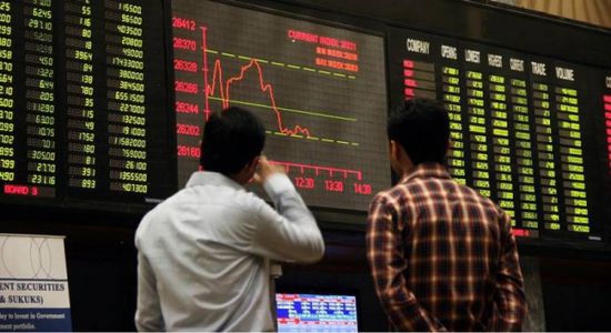 هبوط قوي لأسهم البورصة الباكستانية