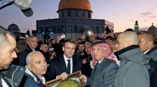 ماكرون يستنكر سياسة الاستيطان بفلسطين