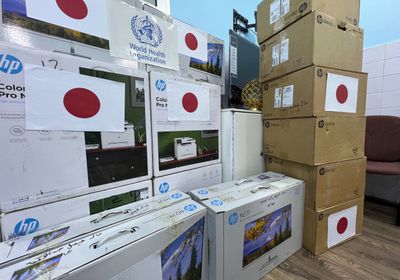 الصحة العالمية تزود مختبرات مركزية بحواسيب وطابعات