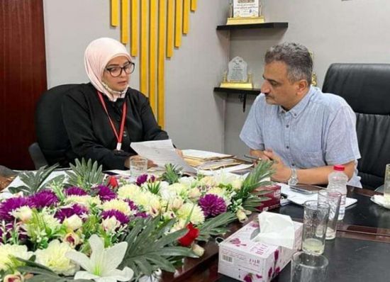 لملس يطمئن على سير أعمال مستشفى الصداقة