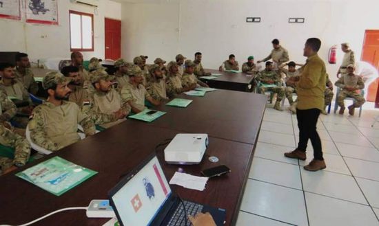توعية قوات العاصفة في عدن بأساسيات القانون الإنساني