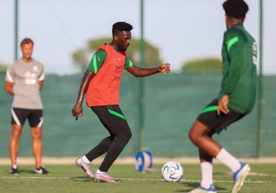 المنتخب السعودي يستعد لفنزويلا بتدريبات الإحماء